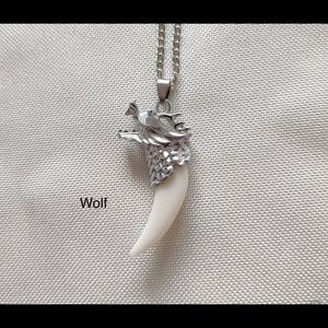 🆕🎄MENS WOLF TOOTH EAGLE NECKLACE‎